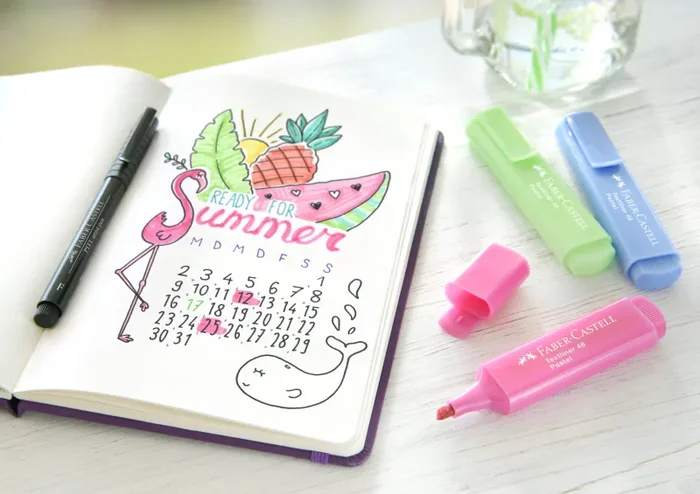 Faber-Castell 154662 – Set di evidenziatori TL 1546, confezione da 8, colori neon, con punta a cuneo a lunga durata, larghezza linea 1 – 5 mm, ricaricabili - immagine 3