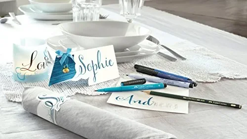 Faber-Castell 167137 Pennarello, 8 Pezzi 8-Pitt, Nero - immagine 2