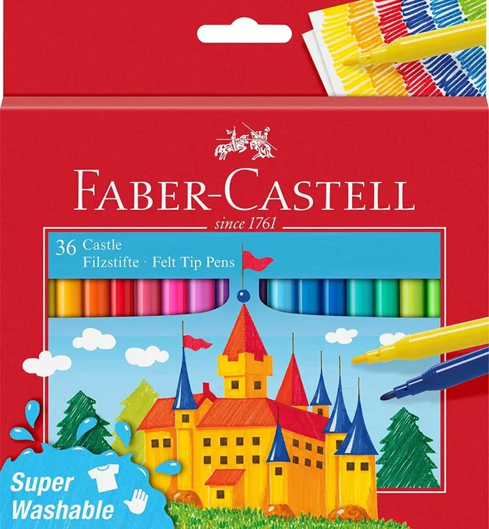 Faber-Castell 554201 Pennarello Castle, confezione da 12 pezzi - immagine 2