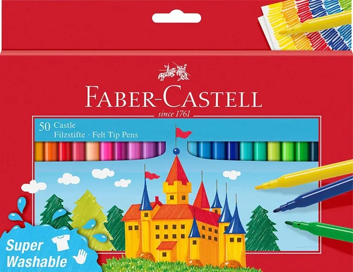Faber-Castell 554201 Pennarello Castle, confezione da 12 pezzi - immagine 3