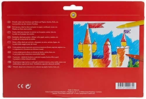 Faber-Castell 554250 Pennarello, 50 Pezzi 50 - immagine 2