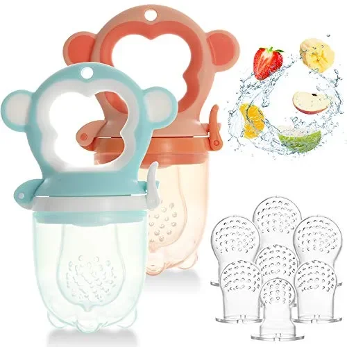 Faburo 2pcs Ciuccio per Alimenti/Frutta Bambini + 9pcs in… Fornitura