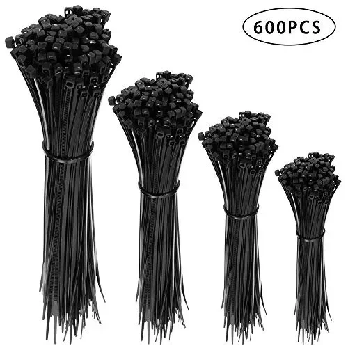 Faburo 600pz Fascette Plastica per Cablaggio, Stringicavo,Fermacavo…