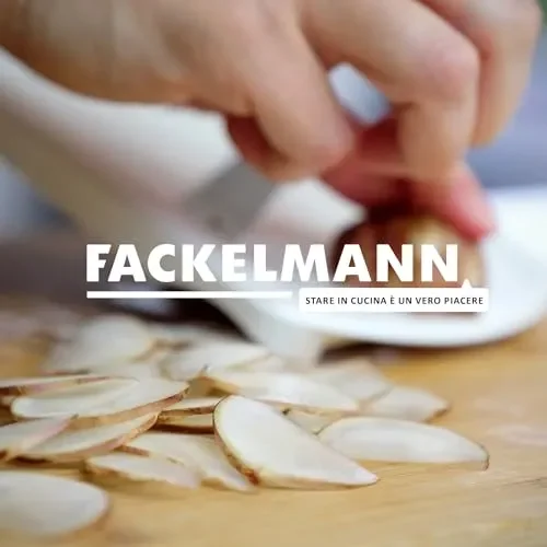 Fackelmann Mandolina Affetta Verdure una lama regolabile in acciaio Inox, dotato di paradito Permette di fare fette spesse da 1 a 6 mm Dimensioni 32x12x3,5 cm - immagine 2