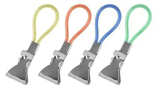 Fackelmann Set 4 Appendi Strofinacci, Plastica, Multicolore, 6 x 1.5 x 0.3 cm Vendita online