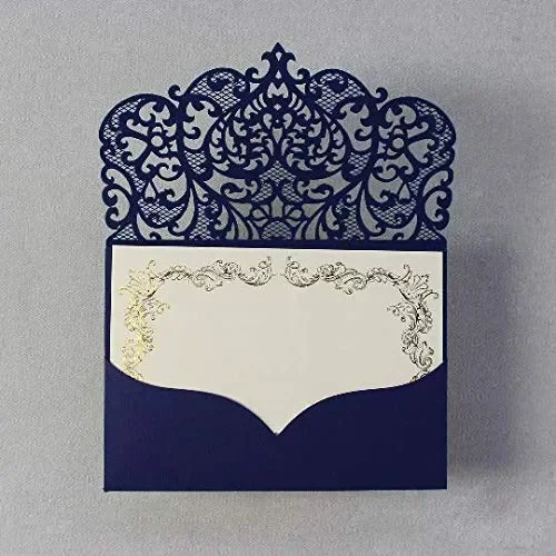 Fai da te apribile taglio laser inviti matrimonio partecipazioni matrimonio… - immagine 2