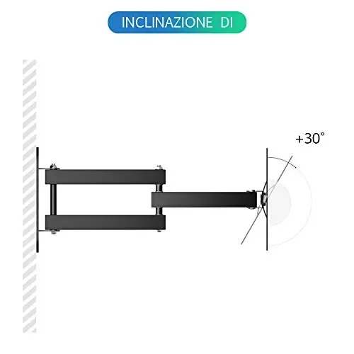 Famgizmo Inclinare Orientabile Supporto 10″-30″ Inclinabile/Girevole – Nero Sconti - immagine 3