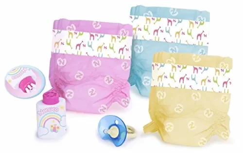 Famosa 700009027 – Nenuco Pannolini Colorati marrone