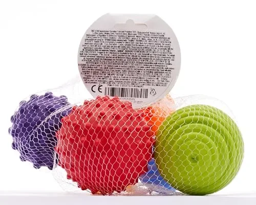 FANCY FancyBaby 6 palline sensoriali per neonati, Giochi educativi in aqua, Palla morbida, Idea regalo - immagine 2