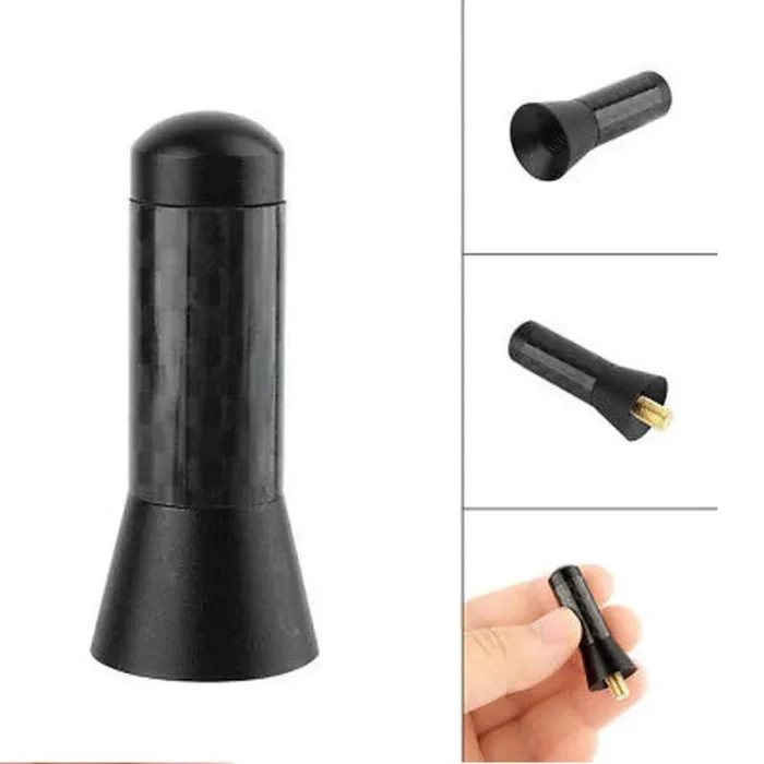 FANMURAN Antenna Corta Mini Size per Auto 3.5cm Universale Radio FM in Leghe…