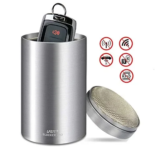 Faraday – Scatola di sicurezza per chiavi auto, grande scatola Argento