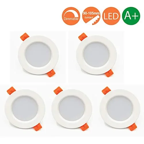 Faretti LED Incasso Dimmerabile,7W Luci da Cartongesso 5 Confezione Vendita calda