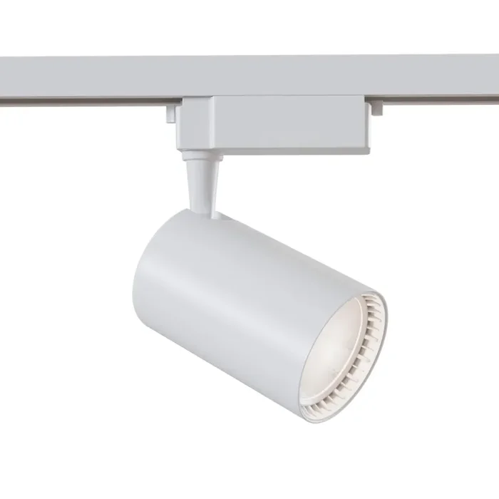 Faretto a LED per Sistema Illuminazione Binario 17W 4000K in Alluminio Vuoro Bianco