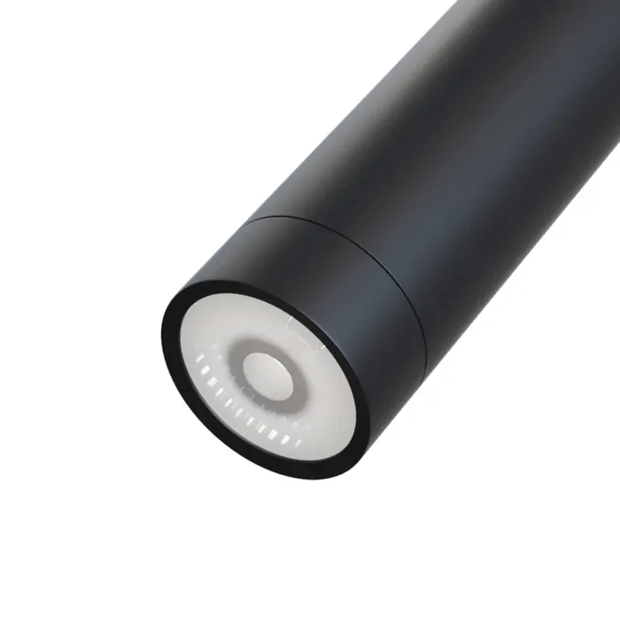 Faretto a LED per Sistema Illuminazione Binario 7W 3000K in Alluminio Focus LED Nero - immagine 3