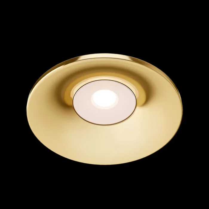 Faretto da incasso Downlight in Alluminio Barret Oro - immagine 2