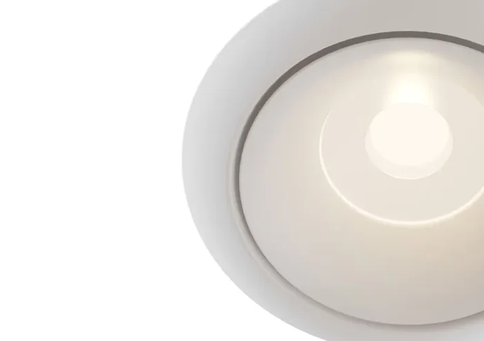 Faretto da incasso Downlight in Alluminio Yin Bianco - immagine 2