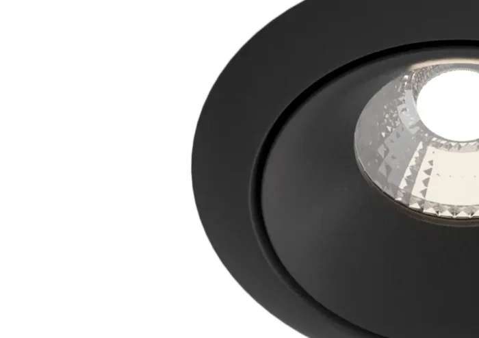 Faretto da incasso Downlight in Alluminio Yin Nero - immagine 2