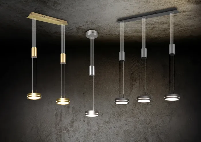 Faretto da Interno a led in Alluminio Ottone Satinato