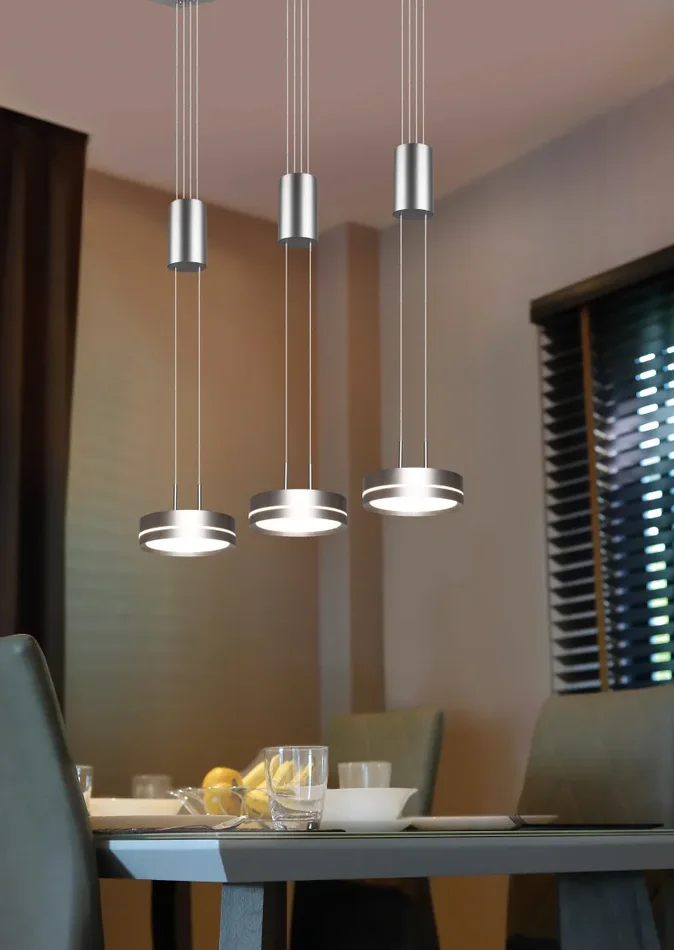 Faretto da Interno a led in Alluminio Ottone Satinato