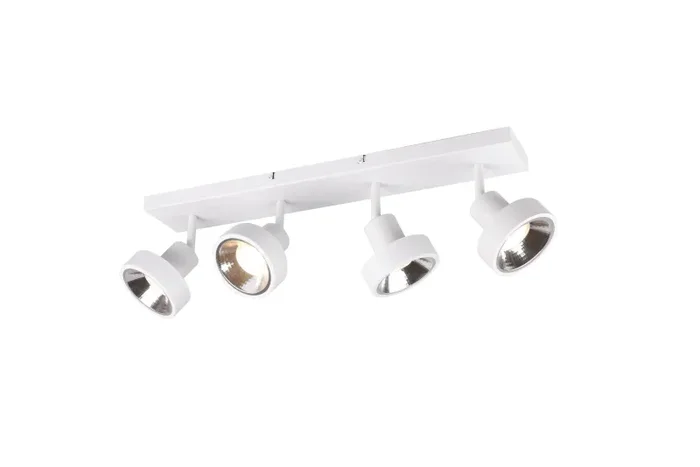 Faretto da Interno a LED in Metallo Bianco Opaco