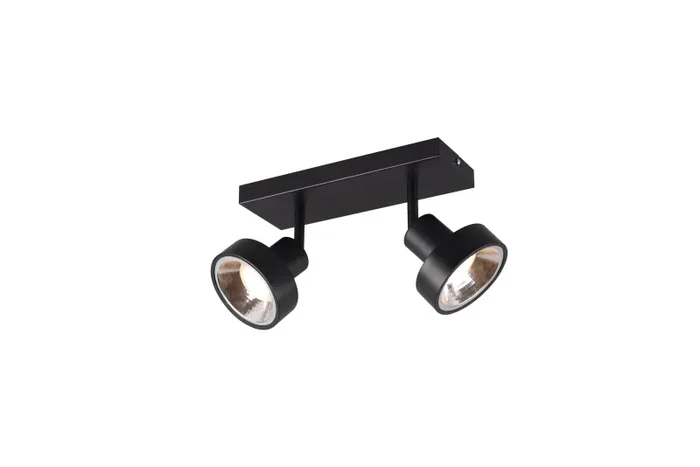 Faretto da Interno a LED in Metallo Nero Opaco