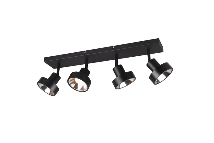 Faretto da Interno a LED in Metallo Nero Opaco