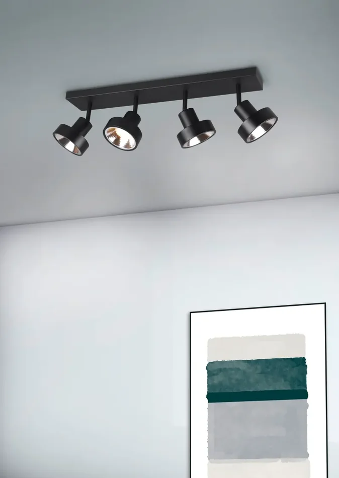 Faretto da Interno a LED in Metallo Nero Opaco - immagine 3