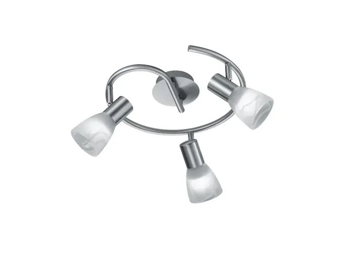 Faretto da Interno a LED in Metallo Nickel Opaco Sconti