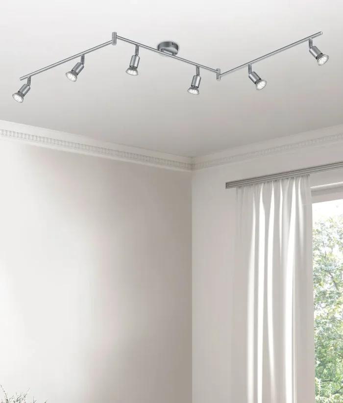 Faretto da Interno a LED in Metallo Titanio - immagine 2