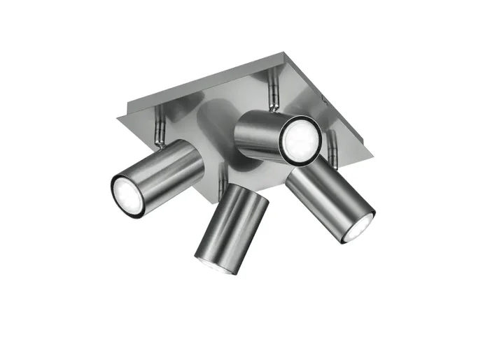 Faretto da Interno GU10 in Metallo Nickel Opaco