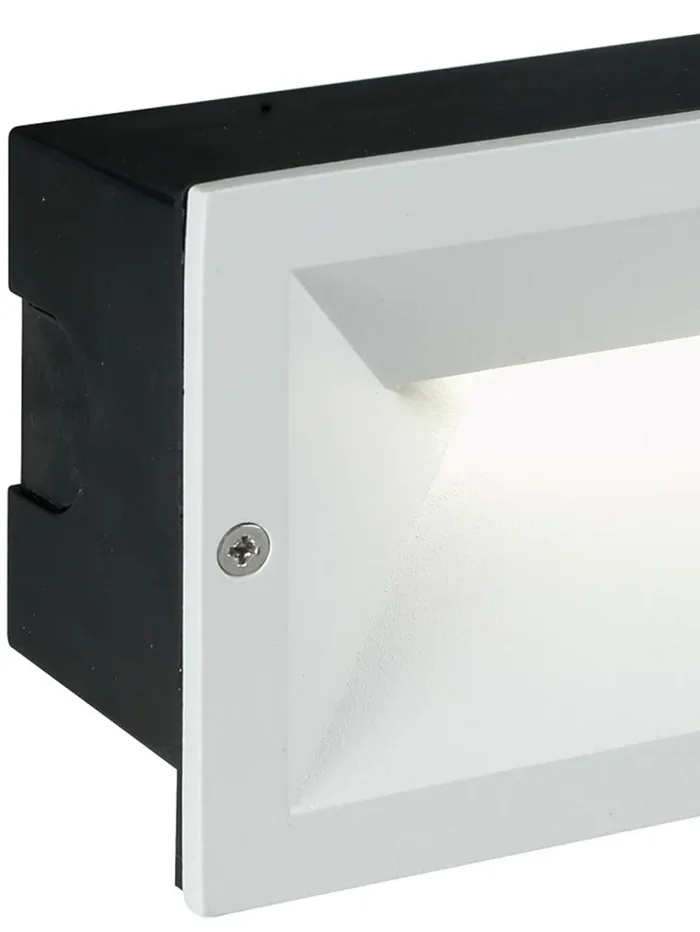 Faretto Incasso Parete da Esterno a LED 12W 3000K Sovil Bianco - immagine 3