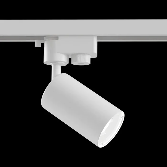 Faretto per Sistema Illuminazione Binario 50W GU10 in Alluminio Bianco - immagine 3