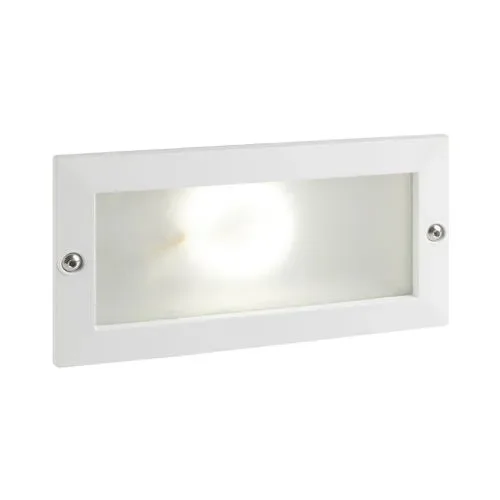 Faretto Segnapassi a Incasso da Esterno a LED 10W da Parete Sovil Escape Bianco