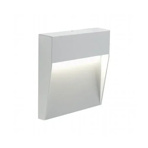 Faretto Segnapassi a Semi Incasso da Esterno a LED Piccolo Sovil Geo Square Bianco Vendita calda