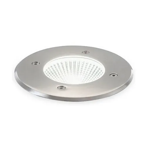 Faretto Segnapassi Calpestabile da Esterno a LED 5W Ø12 Sovil Texas Acciaio