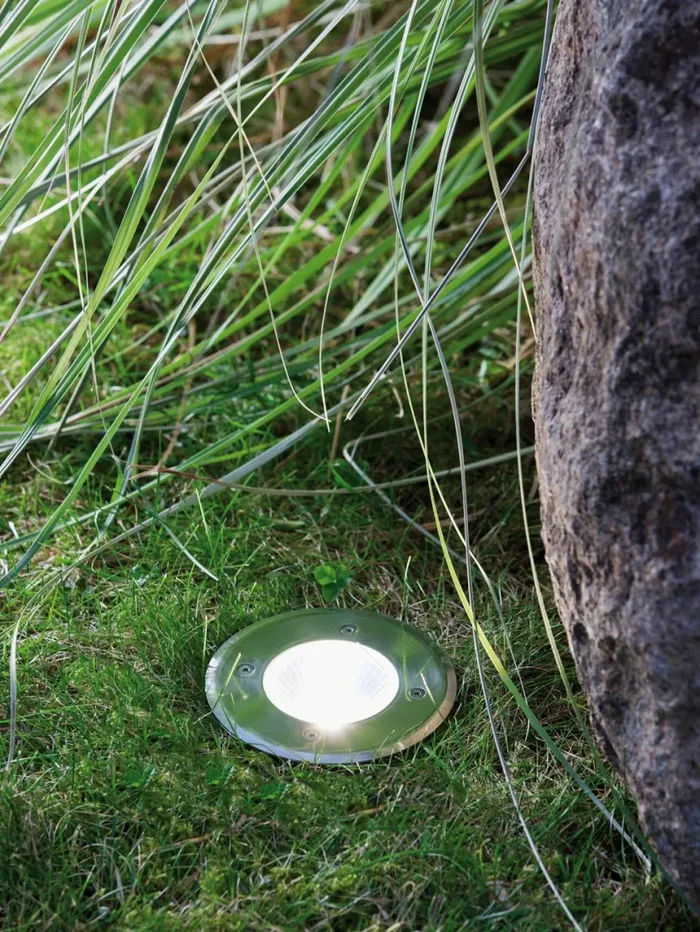 Faretto Segnapassi Calpestabile da Esterno a LED 5W Ø12 Sovil Texas Acciaio - immagine 2