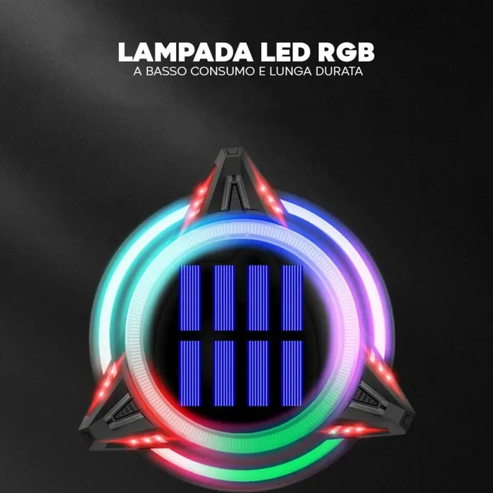 Faretto Solare 384 LED smd con Sensore di Movimento e Telecomando - immagine 3