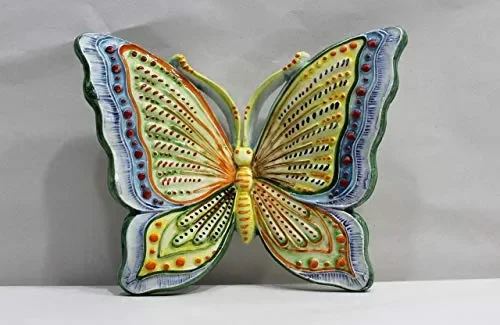 Farfalla media in ceramica dipinta a mano Vendita online - immagine 3