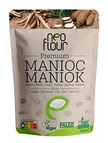 Farina di manioca premium / Senza glutine / 100% naturale / Senza…