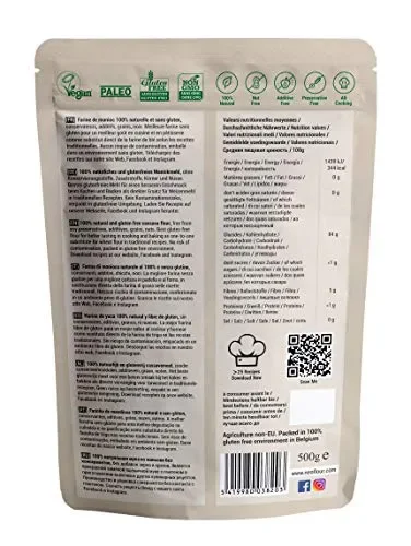 Farina di manioca premium / Senza glutine / 100% naturale / Senza… - immagine 2