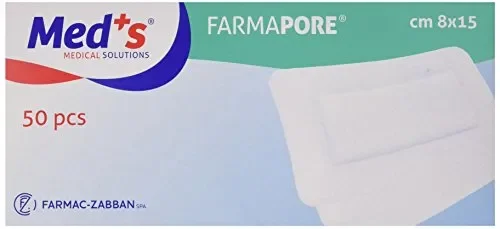Farmac Zabban 1206310815M FarmaPORE Medicazione Adesiva in Cerotto 8 x 15 cm…