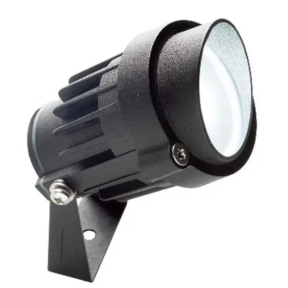Faro Faretto 6W a Led – Ip65 – 500 Lumen Colore Nero per Esterno Linea Moon Sovil