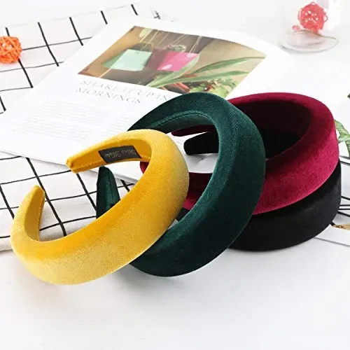 Fasce Per Capelli Rigidi, In Spugna Di Velluto Makone DT025