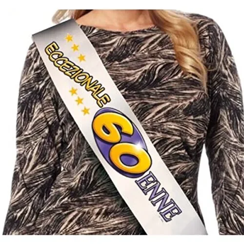 FASCIA 60 anni – ECCEZIONALE 60 ENNE – gadget idea regalo scherzoso… Saldi