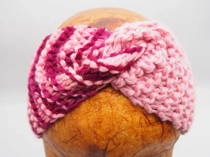 Fascia copri orecchie 100% Lana Merinos, 6 tonalità, Tintura Naturale