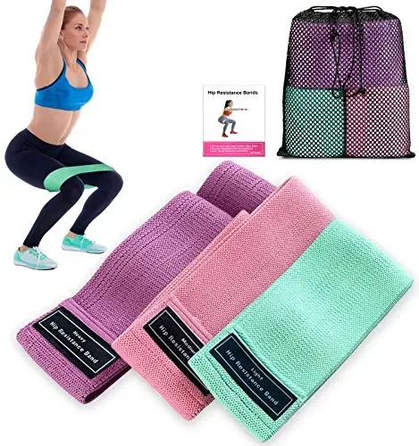 Fascia elastica per il fitness, set di cinturini la resistenza dell’anca…