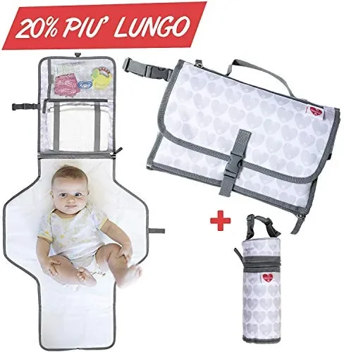 Fasciatoio Portatile Pieghevole da Viaggio, NUOVO MODELLO 2020, Borsa…