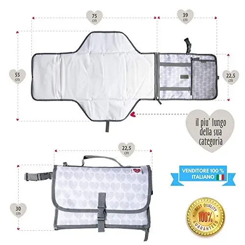 Fasciatoio Portatile Pieghevole da Viaggio, NUOVO MODELLO 2020, Borsa… - immagine 2