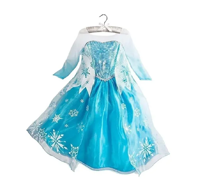 Fashion Classic Costume da Bambina Fantasia Principessa Elsa di Frozen,…