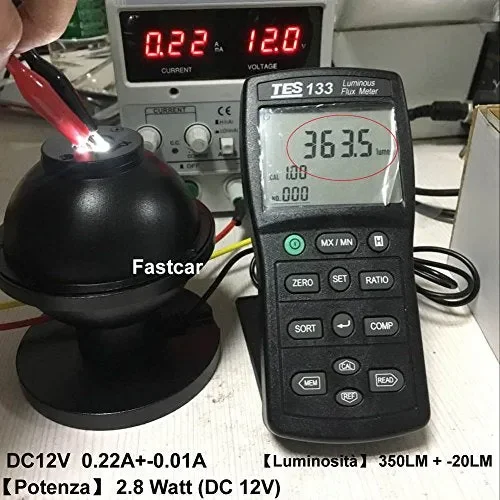 Fastcar 10pcs 194 W5W T10 led canbus no error cuneo lampadine 24 leds Bianca - immagine 2